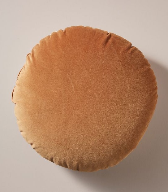 Selena Round Velvet Cushion