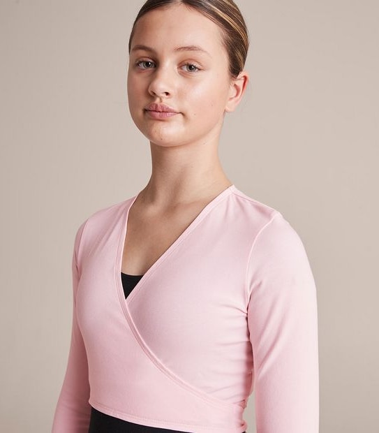 Long Sleeve School Dance Crossover Top