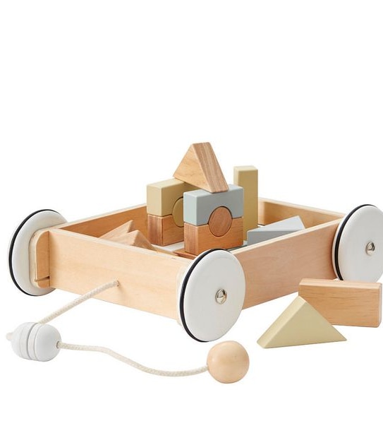 Kid's Concept Wagon With Blocks