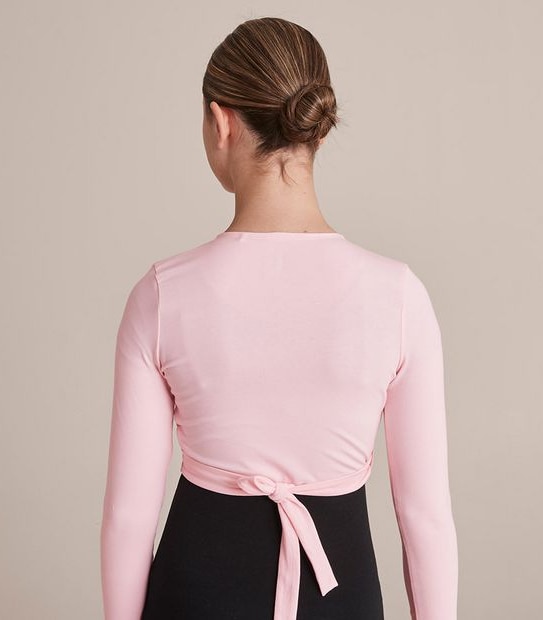 Long Sleeve School Dance Crossover Top
