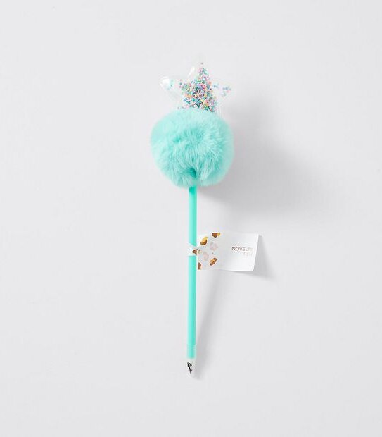 Star Confetti Pom Pom Pen