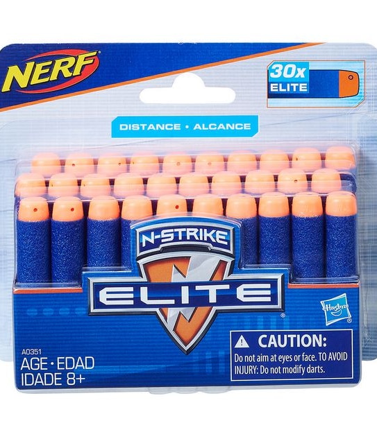 NERF 30 Pack N-Strike Elite Blaster Dart Refill