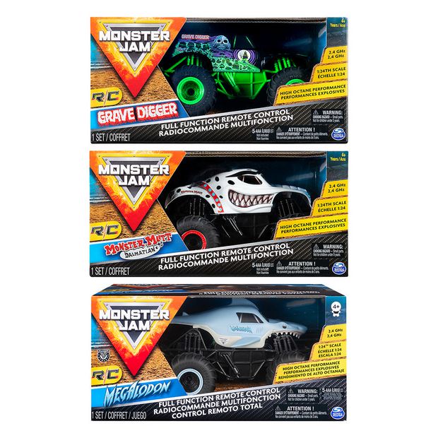 rc monster truck race