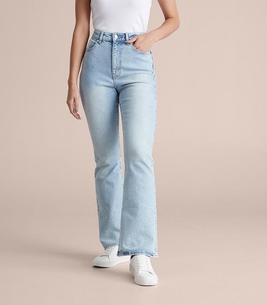 Lily Loves High Rise Flare Denim Jeans