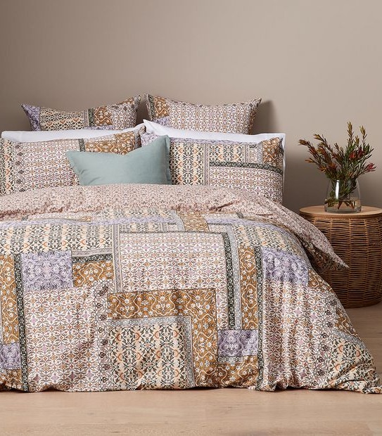 Elowen Folk Tile Quilt Cover Set
