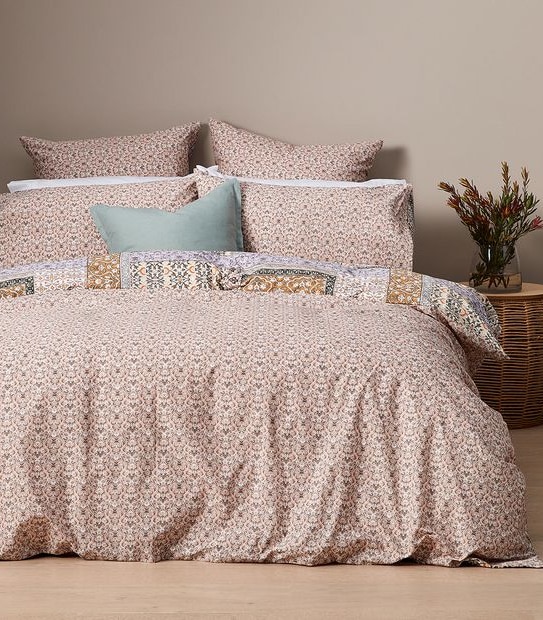 Elowen Folk Tile Quilt Cover Set