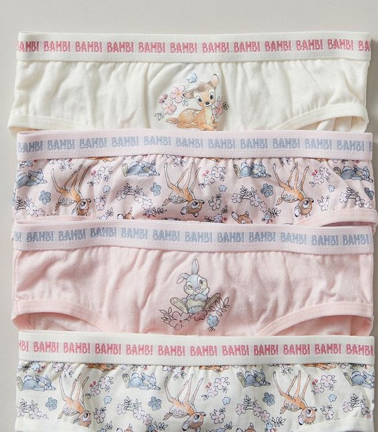 4 Pack Disney Bambi Briefs