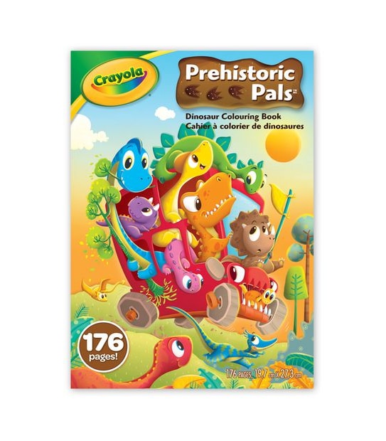 Crayola Prehistoric Pals 96 Page Colouring Book