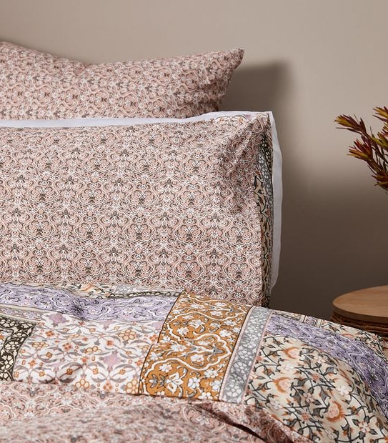 Elowen Folk Tile Quilt Cover Set