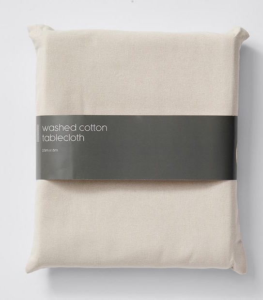 Washed Cotton Tablecloth