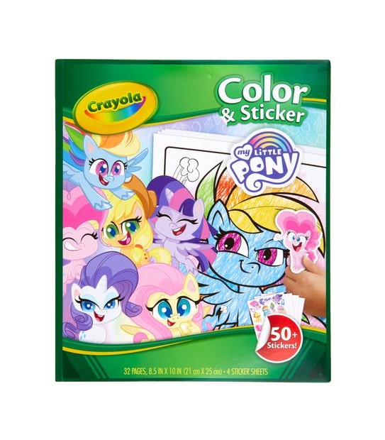 Crayola My Little Pony Colour & Sticker Set 