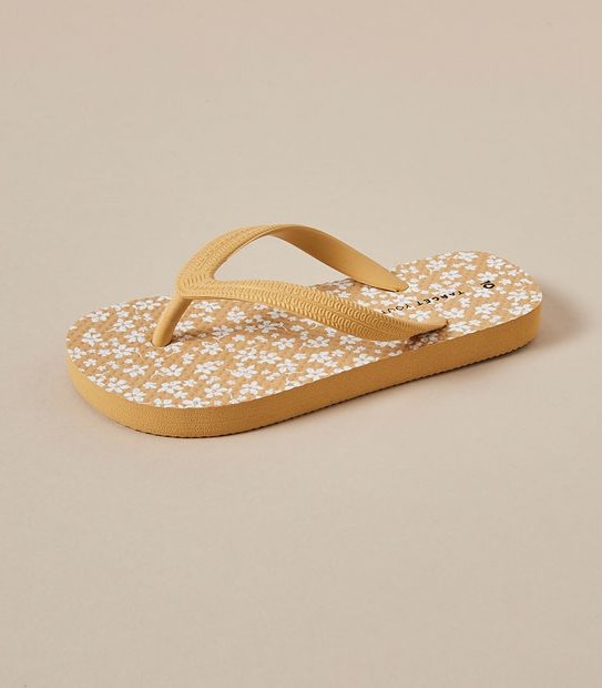 Kids Printed Recycled Thongs