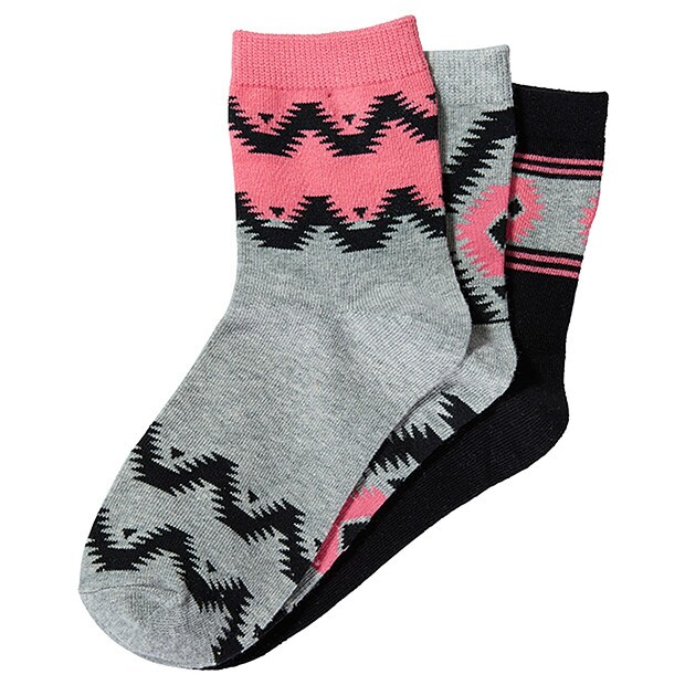 3 Pack Casual Quarter Crew Socks 3 Pack Casual Quarter Crew Socks