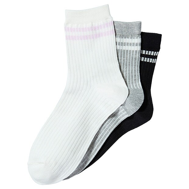 3 Pack Casual Quarter Crew Socks 3 Pack Casual Quarter Crew Socks