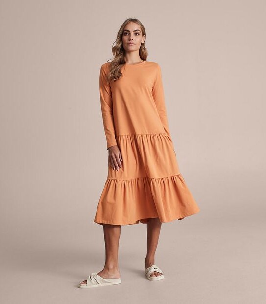 Tiered Jersey Midi Dress | Target Australia