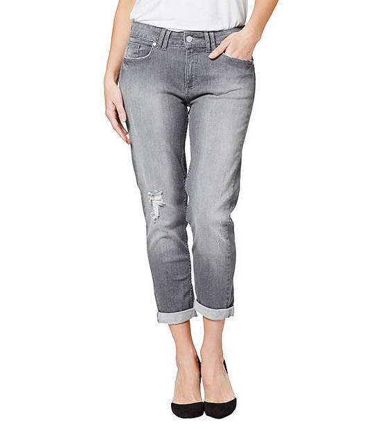 Grey Distressed Jeans