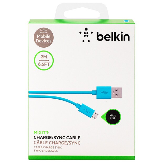 Belkin MixItUp Micro USB Charge Sync Cable 1.2m Belkin MixItUp Micro USB Charge Sync Cable 1.2m