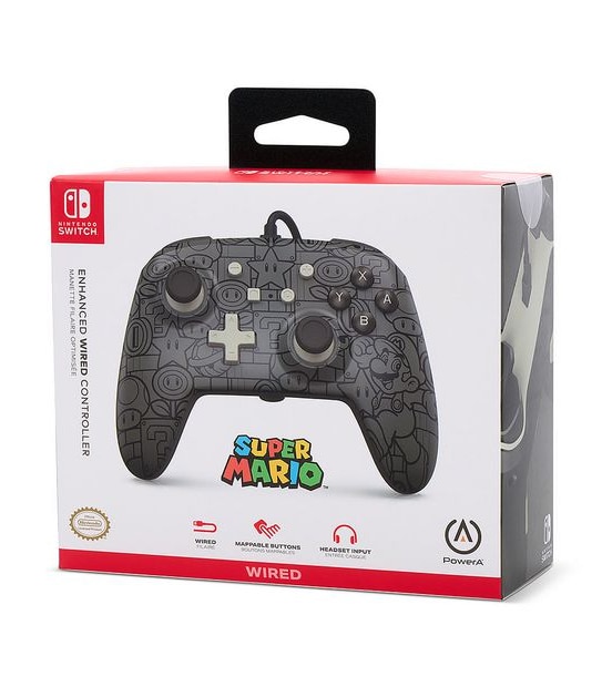 PowerA - Enhanced Wired Controller for Nintendo Switch - Power-Up Mario