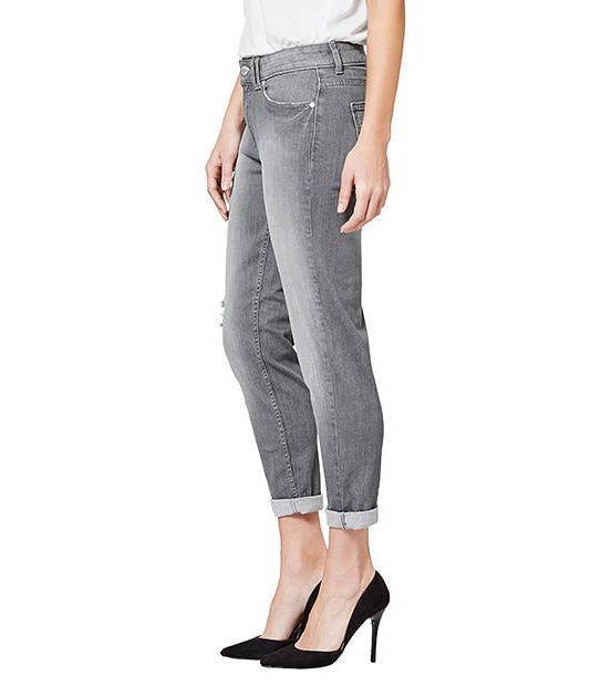 Grey Distressed Jeans