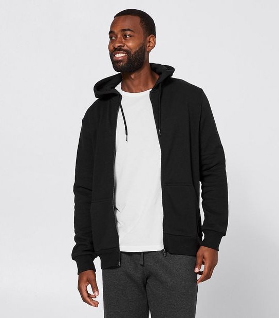 Fleece Zip Through Hoodie