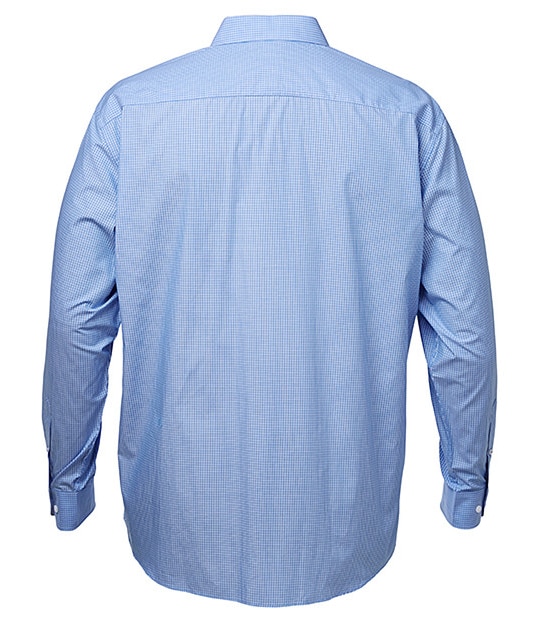 Men's Mr Big Check Shirt - Mid Blue
