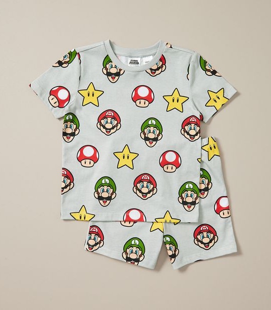 Super Mario Pyjama Set 2 of 5