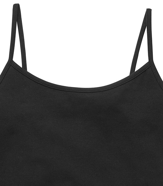 essentials Basic Singlet - Black