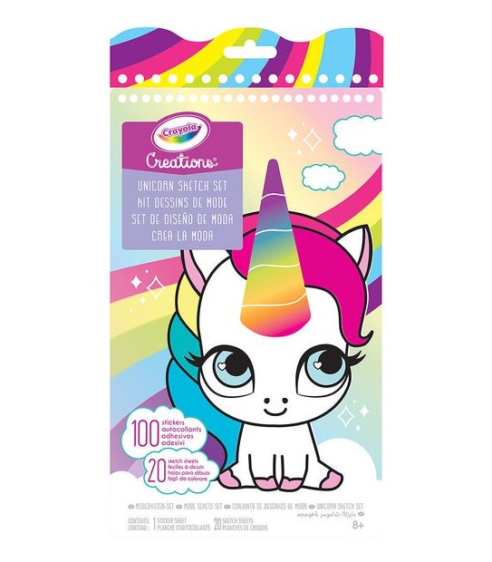 Crayola Creations Unicorn Sketch Set