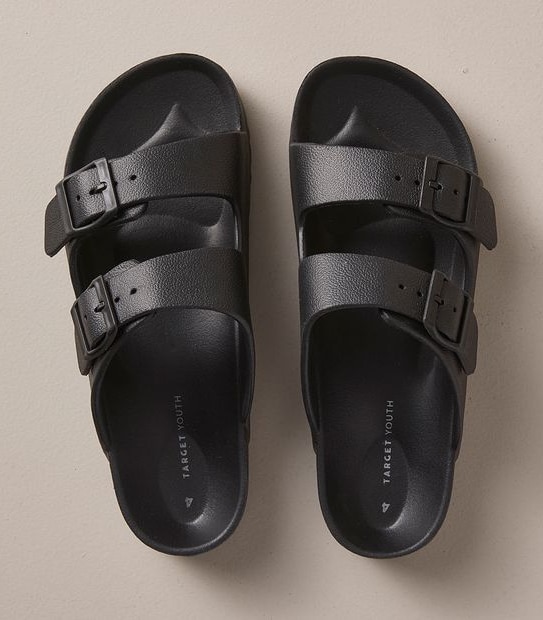 Womens Myah Double Buckle Sandals