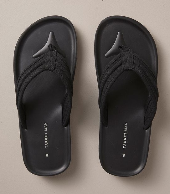 Mens Joey Fabric Upper Thongs