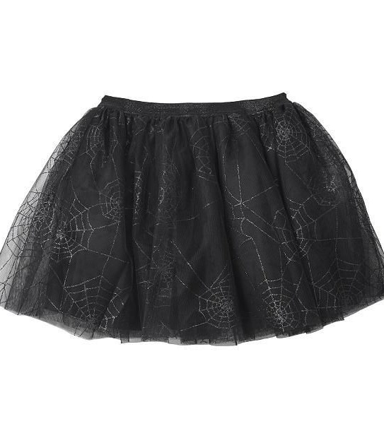 Halloween Web Glitter Tulle Skirt