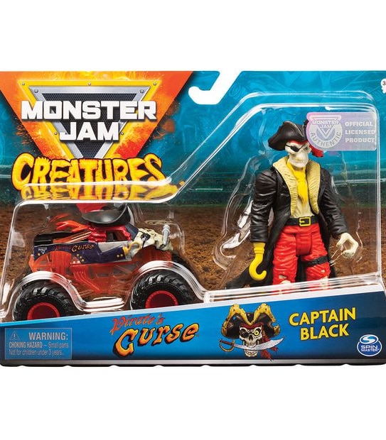 Monster Jam 1:64 Die Cast & Creature Figurine Assorted