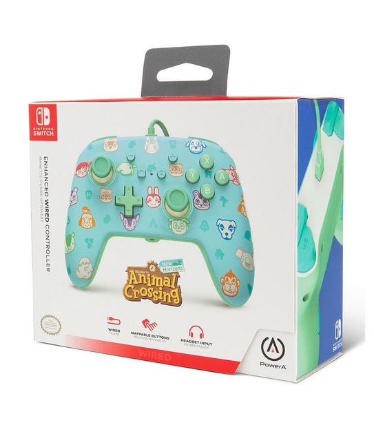 PowerA - Enhanced Wired Controller for Nintendo Switch - Animal Crossing New Horizons