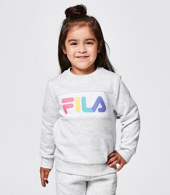 Fila Rainbow Crew Jumper - Grey