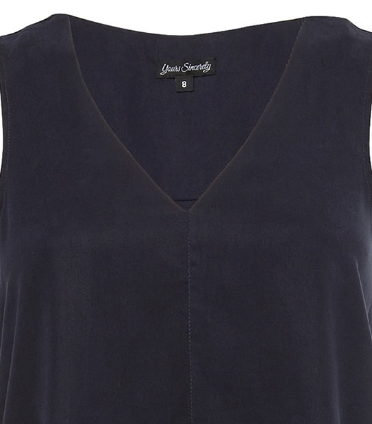 Yours Sincerely Swing Dress - Navy 3 of 4