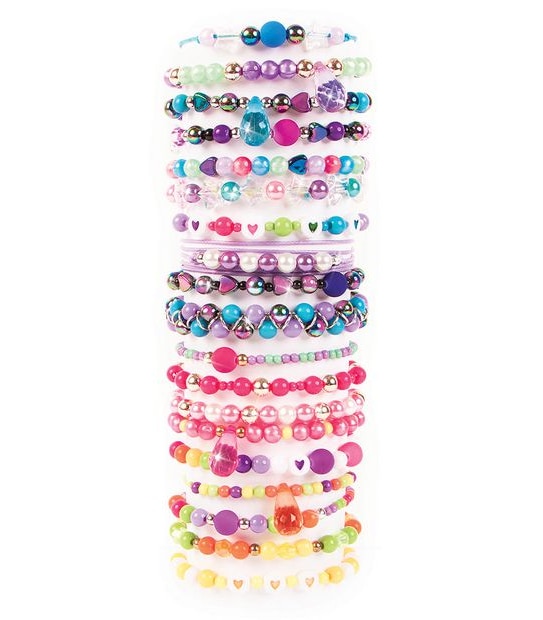 DIY Beads Jewelry Making Set/Kit For Kids - Make Bracelets, Necklaces &  Headband 