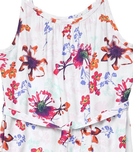 Tropical Floral Maxi Dress