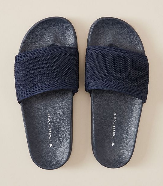 Kids Senior Knitted Slides