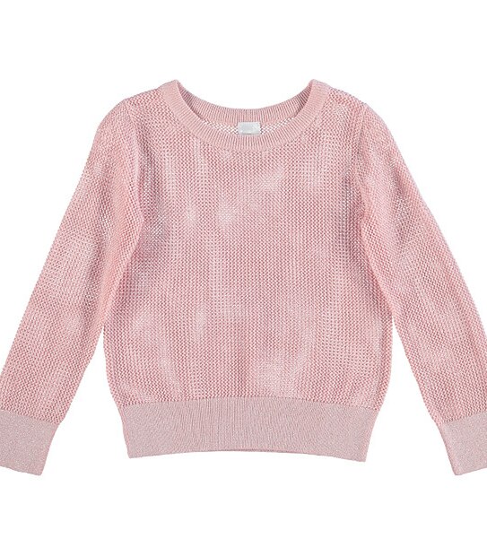 Metallic Knit Pullover