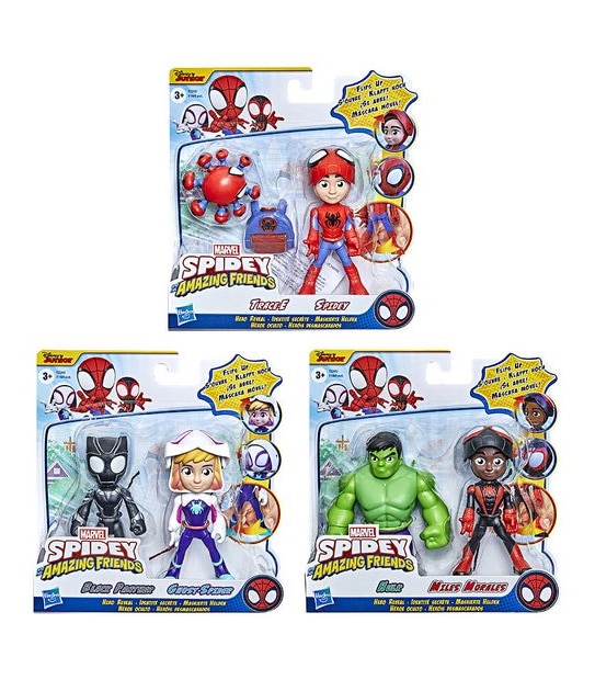 Marvel Spidey and His Amazing Friends Hero Reveal 2-Pack - Action Figures - Assorted*