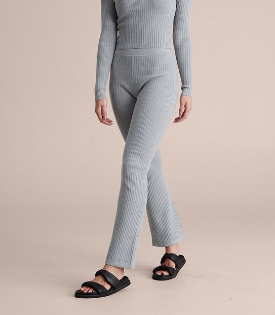 Lily Loves Rib Knit Flare Pants