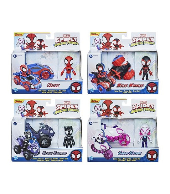 Marvel Spidey and His Amazing Friends Action Figure and Vehicle - Assorted*