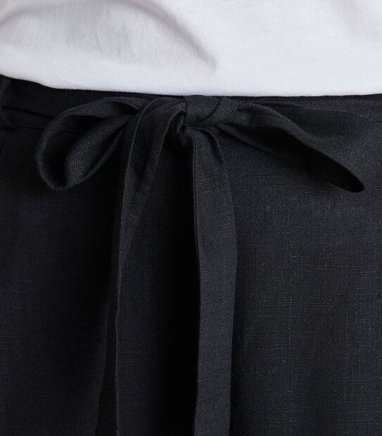 Curve Linen Blend Crop Pants