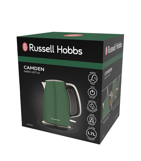 Russell Hobbs 1.7L Kettle Camden Green RHK82GRN Target Australia