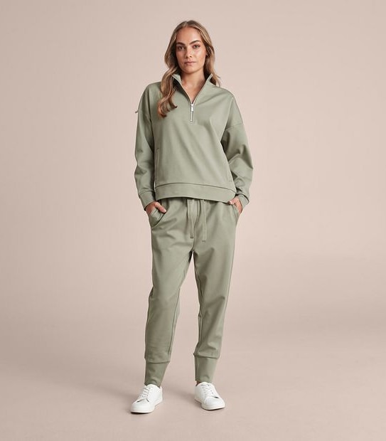 Twill Knit Jogger Pants
