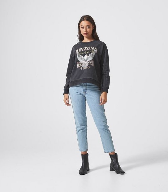 Lily Loves Washed Crew Neck Jumper
