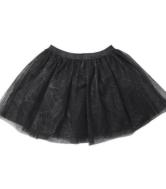 Halloween Web Glitter Tulle Skirt