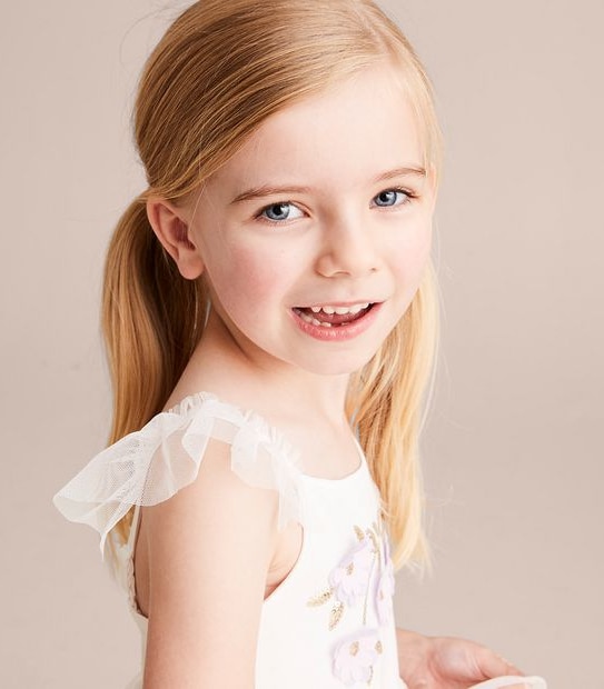 Applique Floral Tutu Dress