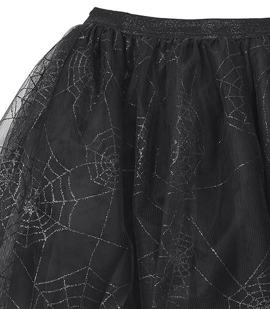 Halloween Web Glitter Tulle Skirt