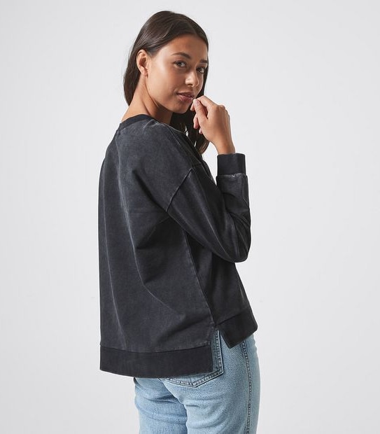Lily Loves Washed Crew Neck Jumper